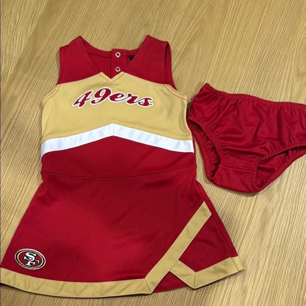 49ers Cheerleader Dress Set